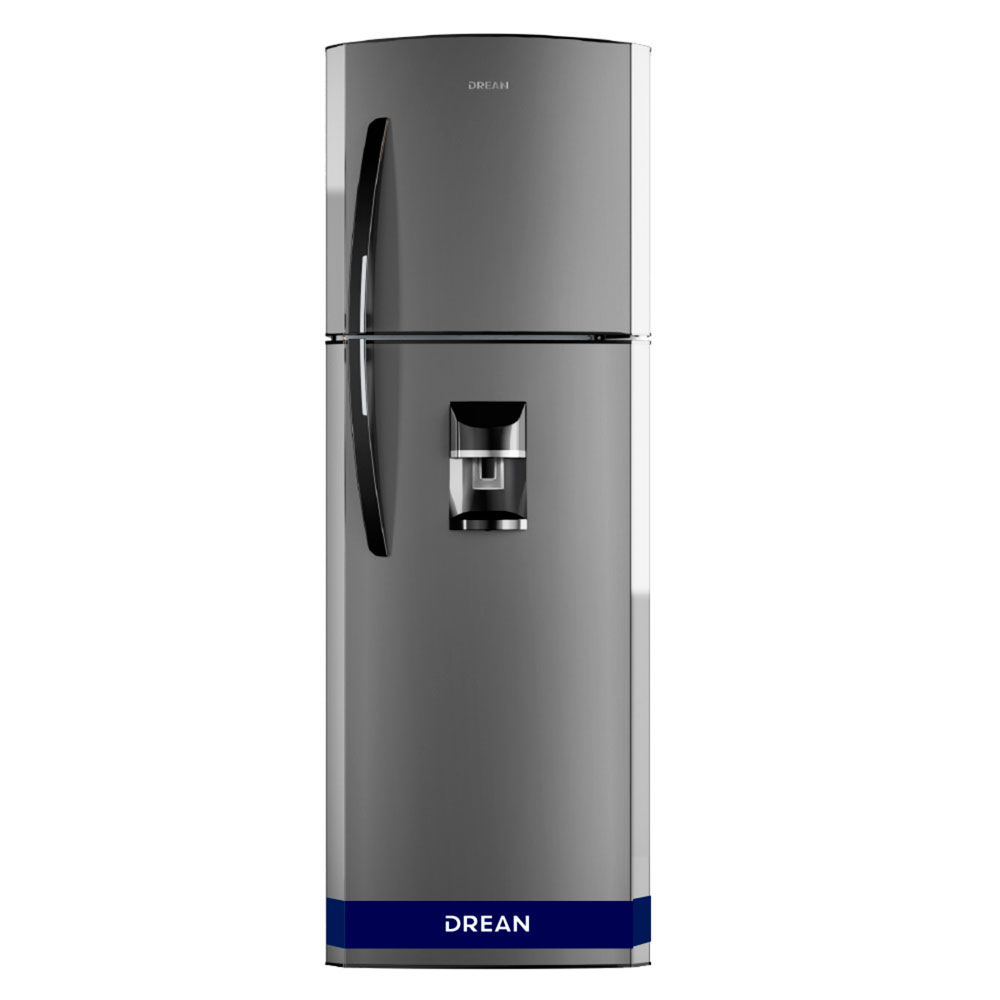 heladera, heladeras, con freezer, drean, no frost, 300l, 300, con dispenser, dinspenser, grafito, RDA300FBRT.
