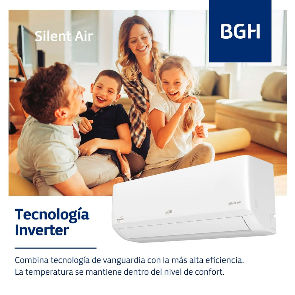 aire, aires, acondicionado, acondicionados, frio, calor, split, splits, con, tecnologia, inverter, bgh, 3500, watts, watt, 3500w, 3000f, frigorias, frigoria, 3000, a, eficiencia, consumo, energetico, energetica, clase, funcion, sleep, sueño, timer, turbo, temporalizador, silent, air, BSI35WCGT, cyber monday, cyber, monday, BSI35WCGT-1.
