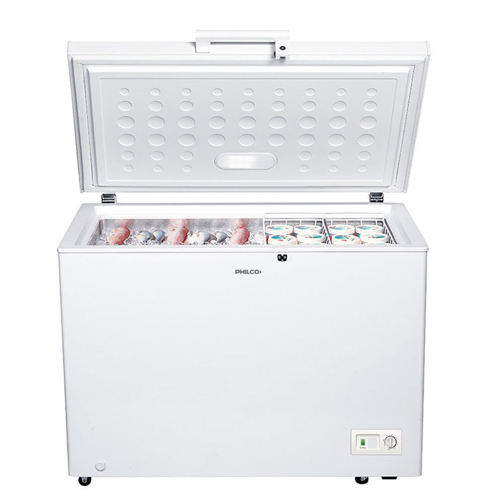 freezer, freezers, horizontal, horizontales, philco, 410, 410l, 410 litros, 2 canastos, con ruedas, ruedas, blanco, PHCH410BM.