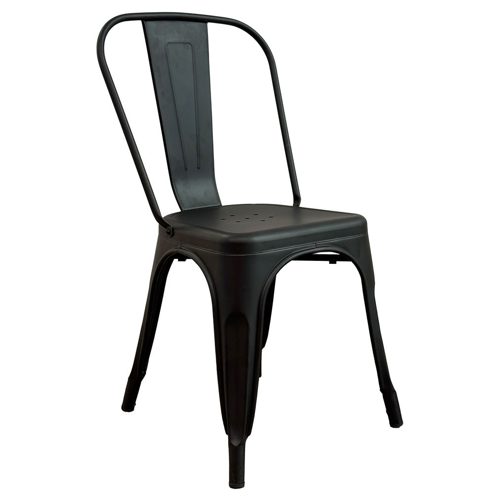 combo, combos, silla, sillas, de metal, metalicas, metal, tolix, negro, negra, negros, negras, mate, mates, opaco, opacos, opaca, opacas, DA-C233-NEGMAT, COMBO-NEGMAT-X4, x4, 4 unidades, 4, 4 sillas,.