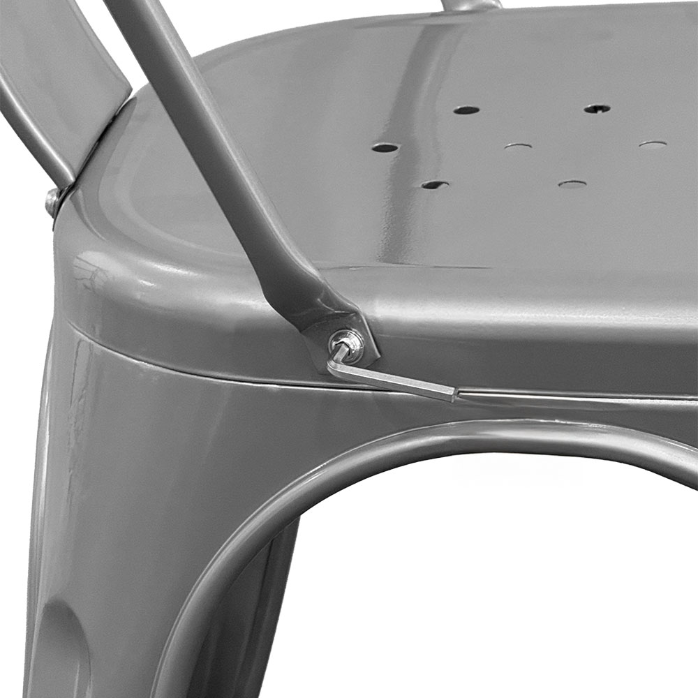 combo, combos, silla, sillas, de metal, metalicas, metal, tolix, gris, silver, plata, plateada, brilloso, brillosa, brillosos, brillosas, DA-C233-GRIBRI, COMBO-GRIBRI-X4, x4, 4 unidades, 4, 4 sillas,.