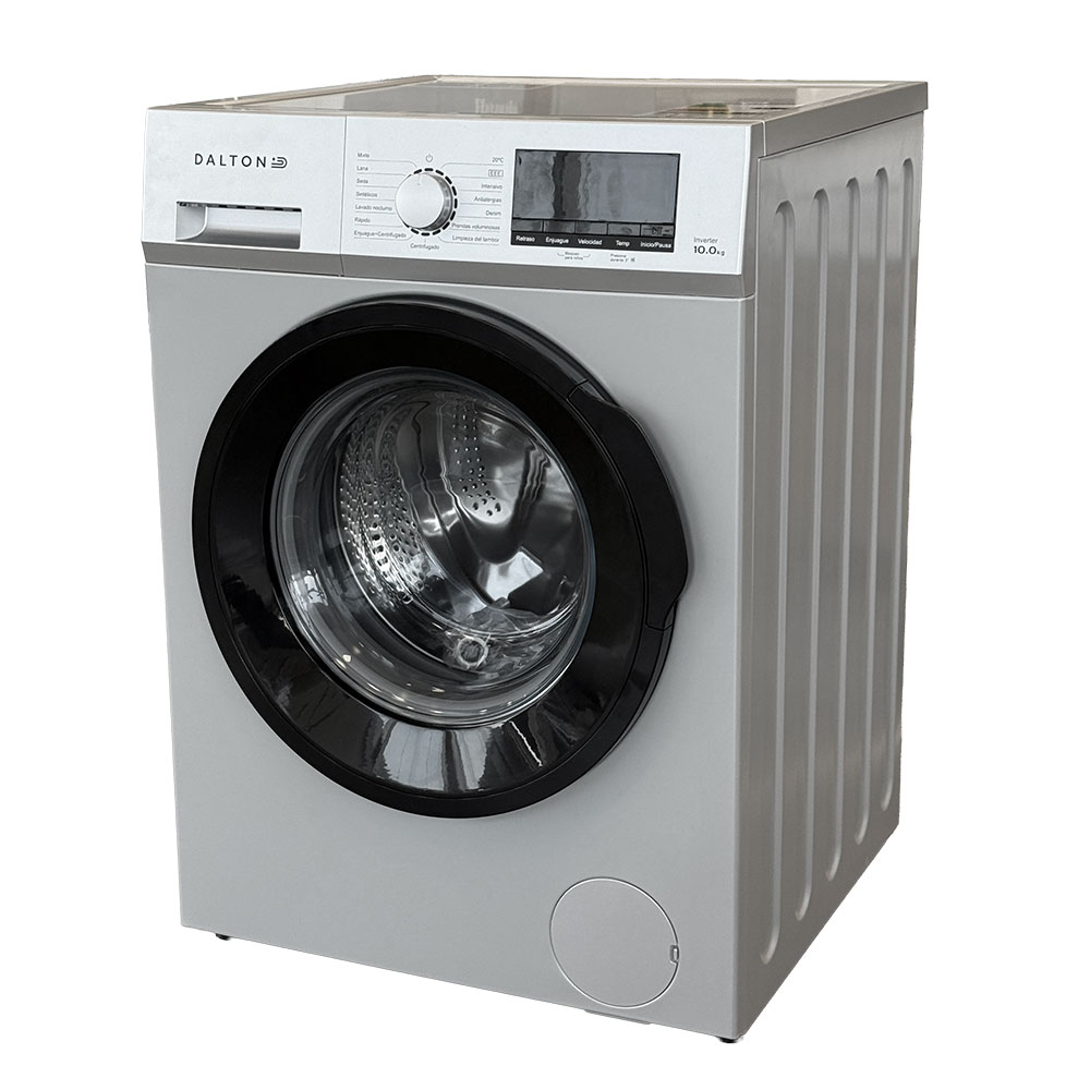 lavarropa, lavarropas, lava ropa, lava ropas, automatico, automaticos, inverter, dalton, carga frontal, frontal, digital, silver, gris, plata, DA-L100-SI, DA-L100-SI-1.