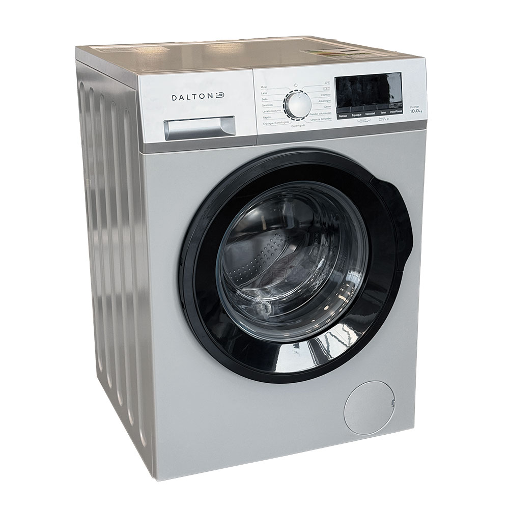 lavarropa, lavarropas, lava ropa, lava ropas, automatico, automaticos, inverter, dalton, carga frontal, frontal, digital, silver, gris, plata, DA-L100-SI, DA-L100-SI-1.